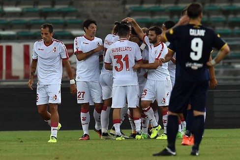Esultanza dopo un gol in Coppa Italia