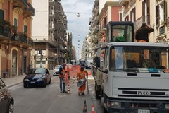 Bari, nuovo asfalto in via Quintino Sella: partito il cantiere. Pronto a Pasqua