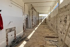 Campo "Leo Dell'Acqua", demolite le tramezzature dell’edificio destinato agli spogliatoi