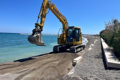 Waterfront San Girolamo, al via il ripascimento: il sopralluogo dell'assessore al territorio di Bari