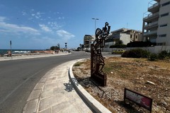 Via Francigena, a Bari completata l'infrastrutturazione: c'è anche un'installazione artistica