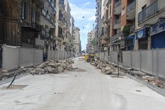 Al via la posa delle basole tra piazza Garibaldi e via Abate Gimma. Da giovedì modifiche alla ZSR