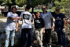 I ragazzi dell'Istituto Penale "Fornelli" di Bari ripuliscono Parco Perotti