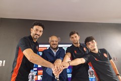 Anzolin, Nicolas e Prisco si presentano ai baresi