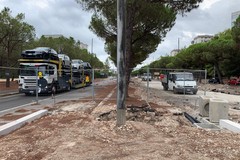 Bari, si lavora sulle corsie centrali di via Caldarola. Galasso: "Rendere la strada più sicura"