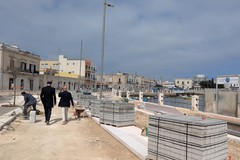 Riqualificazione del lungomare di Santo Spirito, il sopralluogo al cantiere del sindaco di Bari