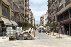 Via Argiro, aperto al traffico l’incrocio con via Calefati: lavori verso il completamento