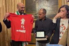 Joao Paulo ricevuto a Palazzo di Città: lui è stato "un artista del pallone"