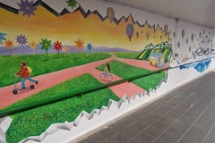 Sei nuovi murales "mangia-smog" nel sottopasso di via Mola