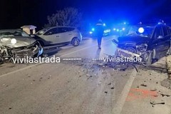 Grave incidente nella notte tra Alberobello e Putignano: 8 feriti