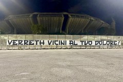 Tragedia Verreth: striscione della Curva Nord Bari