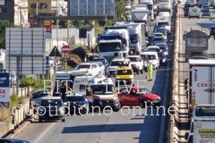Incidente tra Bari e Modugno sulla ss 96: lunghe code sino alla tangenziale