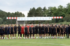 Primo allenamento per il Bari nel ritiro di Roccaraso