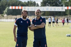 Nel ritiro del Bari è arrivato Luigi De Laurentiis