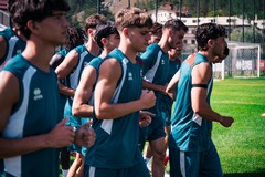 Il Bari di Rastelli alla prima amichevole stagionale