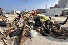 Clean up a Torre a Mare, raccolti mille chili di rifiuti