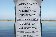 Annuncio di lavoro sessista affisso sul lungomare di Bari, accusa social allo studio legale