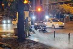 "Bari di notte", il lavaggio delle strade arriva al San Paolo