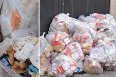 Bari, fast food multato per rifiuti non differenziati: sanzione da 150 euro