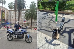 Controlli sui monopattini a Bari: da ieri l'obbligo del "targhino"