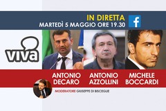 Antonio Decaro, Antonio Azzollini e Michele Boccardi in diretta sul network Viva