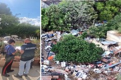 Bari, discarica abusiva di circa 12.500 mq: arrestato un 53enne