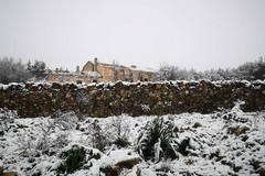 La neve è arrivata in provincia di Bari, mentre in città piove