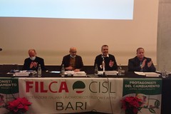 VII Congresso Filca Cisl Bari, delle Noci confermato segretario generale