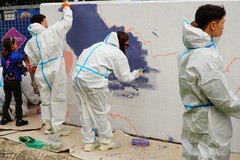 Memoria e sport al Giardino Morvillo di Bari: proseguono i lavori del 43° murale di Retake