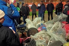 Parco Maugeri ripulito dai volontari da 400 chili di rifiuti