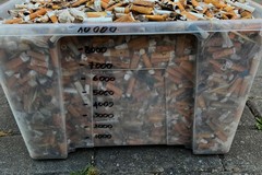 "Caccia alla cicca" da record a Mola di Bari: 70 volontari raccolgono 12mila mozziconi sul lungomare