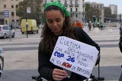 Bari, 'bike strike' per protestare contro i cambiamenti climatici