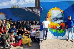 Retake Bari, il murale su Tiziano Terzani per festeggiare i 10 anni