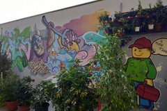 Street art contro il degrado nel mercato di piazza Mazzini a Bari