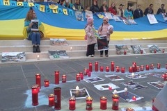 Bari e gli Ucraini in piazza per la pace, manifestazione in via Sparano