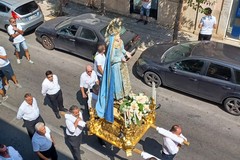 Santo Spirito, l'effigie dell'Immacolata in processione (LE FOTO)