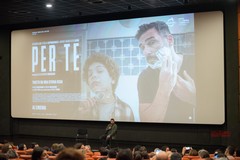 Edoardo Leo, ieri sera a Bari dopo la proiezione del film, emoziona con "Per te"