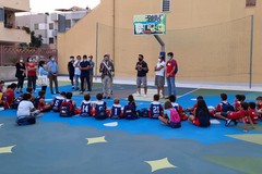 Noicattaro, inaugurata nuova area basket. Innamorato: "Nuovi spazi verdi a disposizione della  collettività"