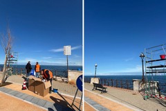 Riqualificazione del lungomare di Bari Palese: il sopralluogo dell'assessore Scaramuzzi