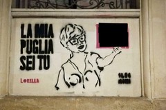 Puglia, un murale con offese sessiste all'assessore regionale Loredana Capone