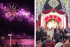 Lo spettacolo dei fuochi e le luminarie chiudono il giorno del patrono a Bari