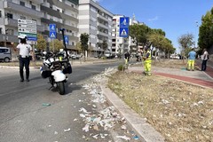 Japigia, effettuato intervento di pulizia straordinaria in via Caldarola