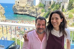 Ferragosto in Puglia per Matteo Salvini, con la fidanzata a Polignano