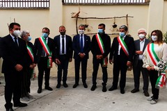 Gravina in Puglia, il ministro dell'Ambiente Costa in visita al parco dell'Alta Murgia