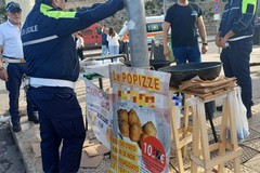 Sequestro di un banchetto abusivo di preparazione di sgagliozze