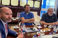 Il ministro Salvini in visita all'aeroporto di Bari, sul tavolo il prossimo piano strategico