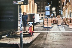 Rifiuti edili in via Sparano, operai sanzionati dalla Polizia Locale di Bari