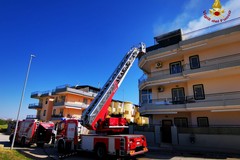 Incendio in appartamento a Palo del Colle. L'intervento dei Vigili del Fuoco