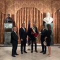 Il Presidente della Repubblica Slovacca in visita a Bari. Il discorso di Vito Leccese