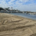 Eseguita la pulizia straordinaria dell'arenile del porto di Torre a Mare